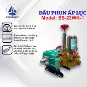 Đầu Phun Áp Lực Piston Inox SUPER SHIP SS-22WK-1