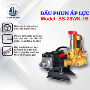 Đầu Phun Áp Lực Piston Sứ SUPER SHIP SS-28WK-1B