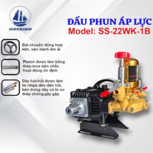 Đầu Phun Áp Lực Piston Inox SUPER SHIP SS-22WK-1B