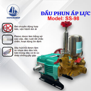 Đầu Phun Áp Lực Piston Sứ SUPER SHIP SS-98